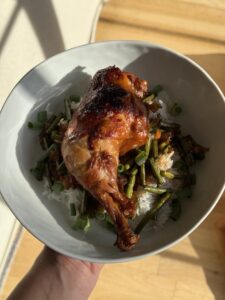 Mom’s Sticky Chicken Adobo with Green Beans