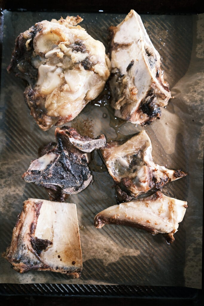 Anchovy-Roasted Beef Bone Broth
