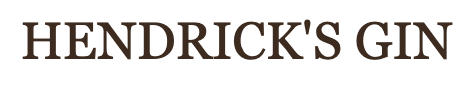 Hendricks Gin