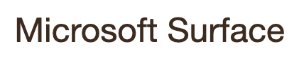 Microsoft Surface