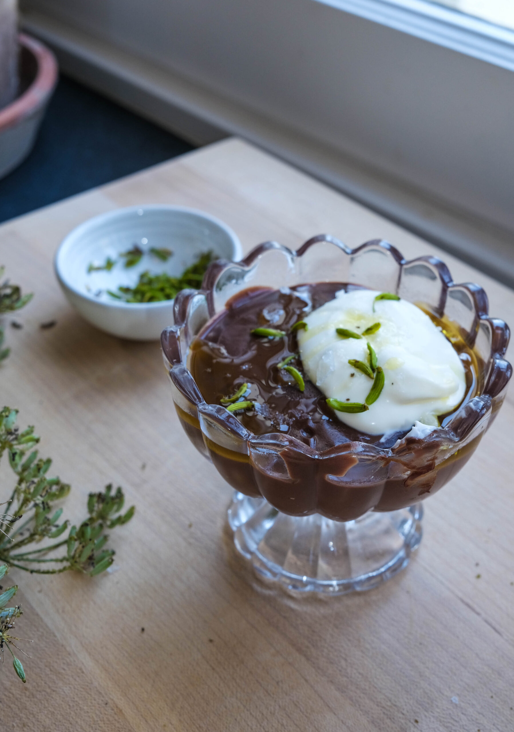Fennel Seed Chocolate Budino