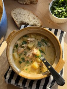 Chicken Soup Au Poivre